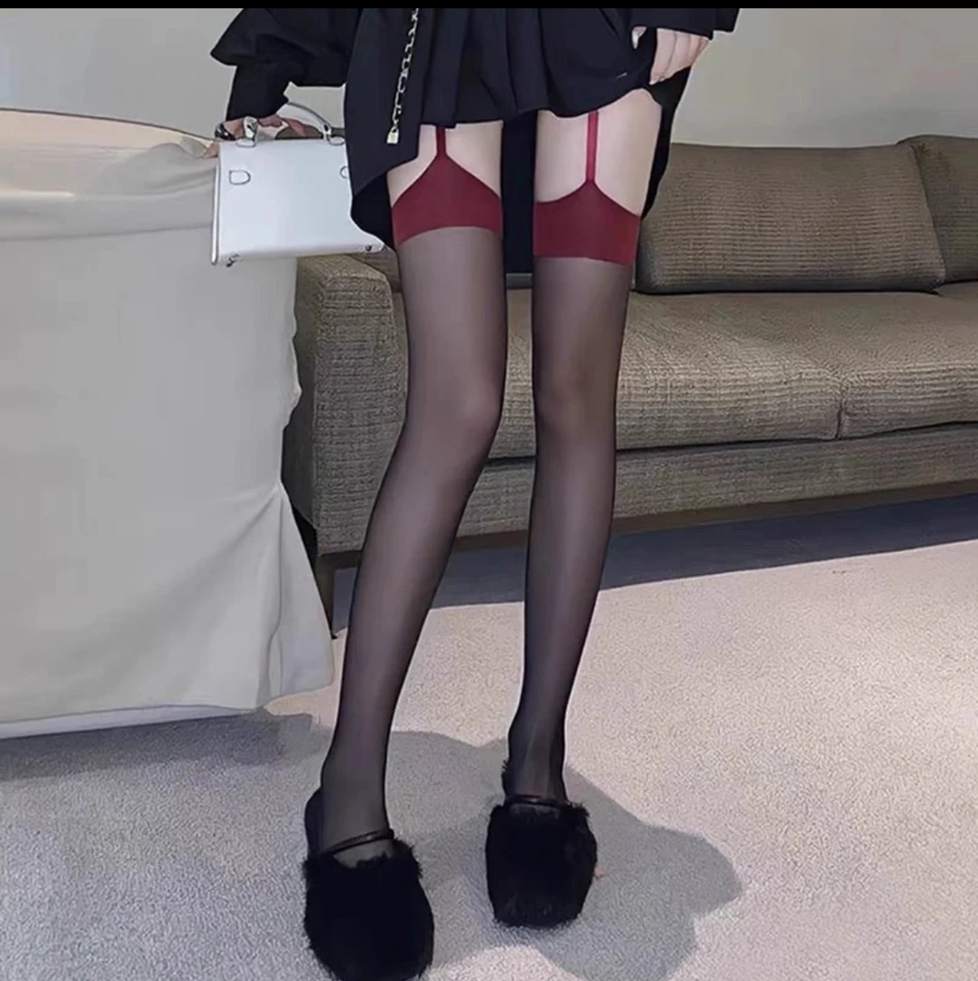 【情怀款】胖妹妹性感网红吊带袜（穿到200斤）薄款欧美丝袜大码