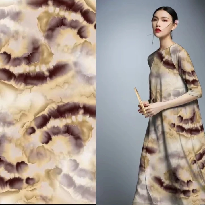 (半米）数码印花面料柔软舒适透气吸汗好看漂亮的好布料