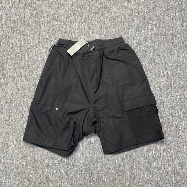 全新未使用  The last Redemption黑色尼龙短裤/S/全新带吊