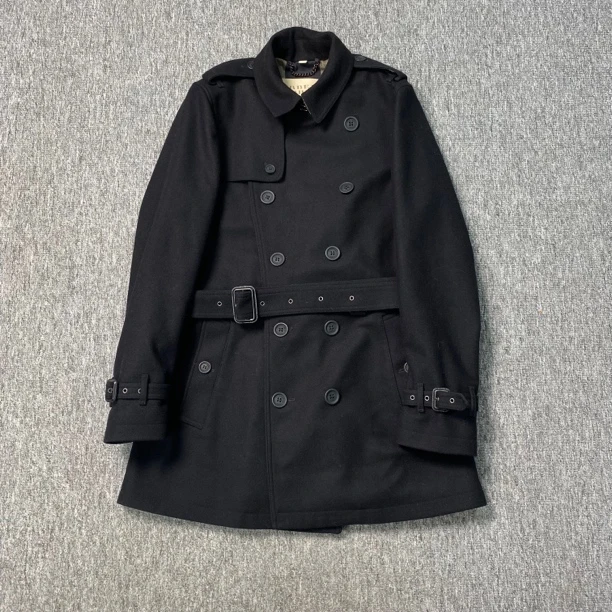 CQ Burberry双排扣大衣/M码/98新/公价23000/54663