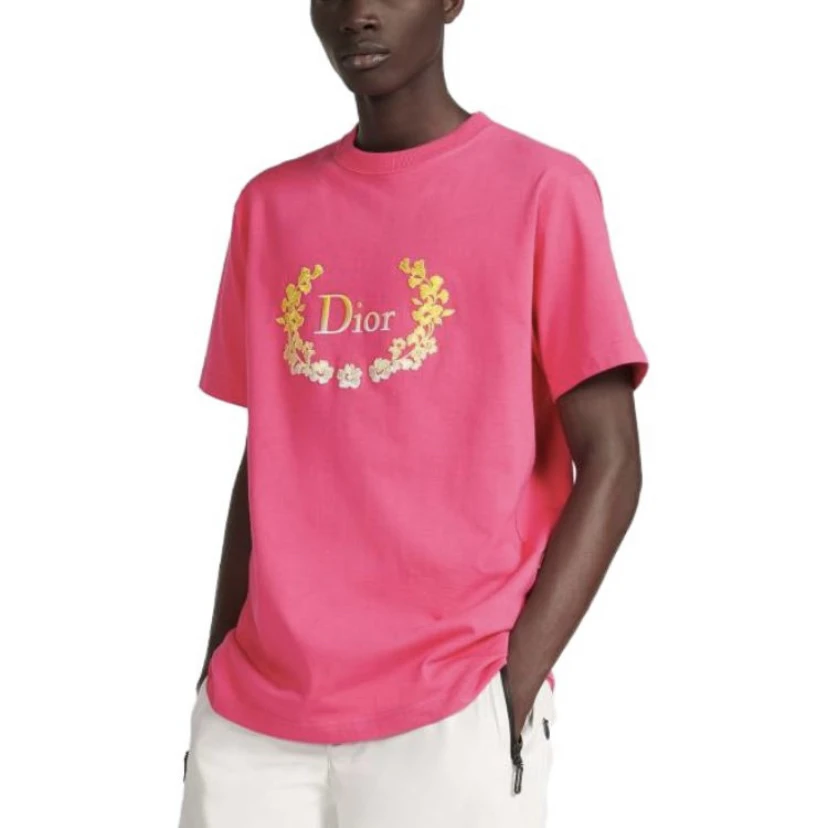 CQ Dior SS23花卉刺绣短袖/S/M/L码/全新带吊/剪标/毒9233/54532