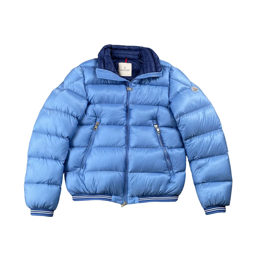 9624/Moncler 雾霾蓝短款羽绒服/4码/98新