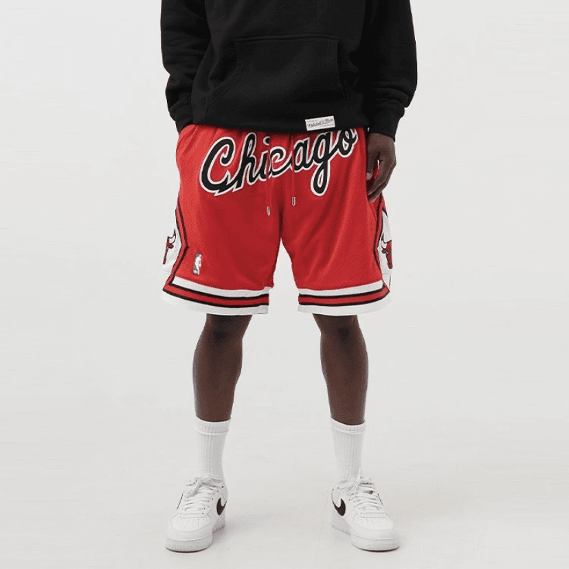 CQ Mitchell&Ness x justDon公牛队短裤/M码/带吊/公价3099/15444