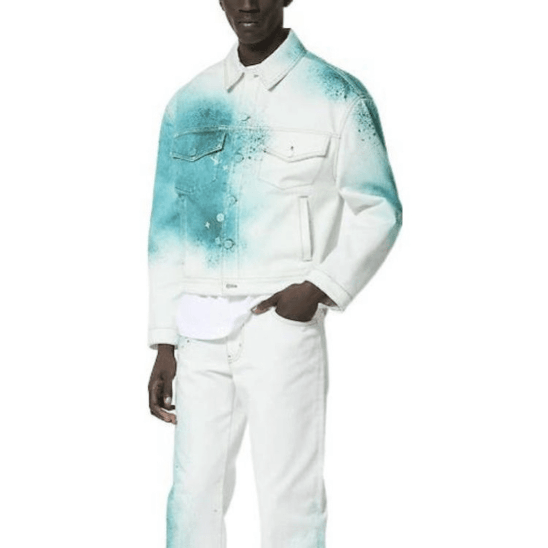 CQ Louis Vuitton SS23星空牛仔夹克/48码/99新/公价18100/55586