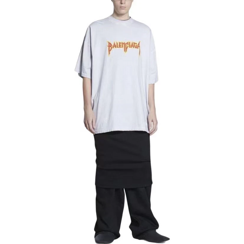 CQ Balenciaga破坏做旧短袖/1码/99新/公价5700/55587