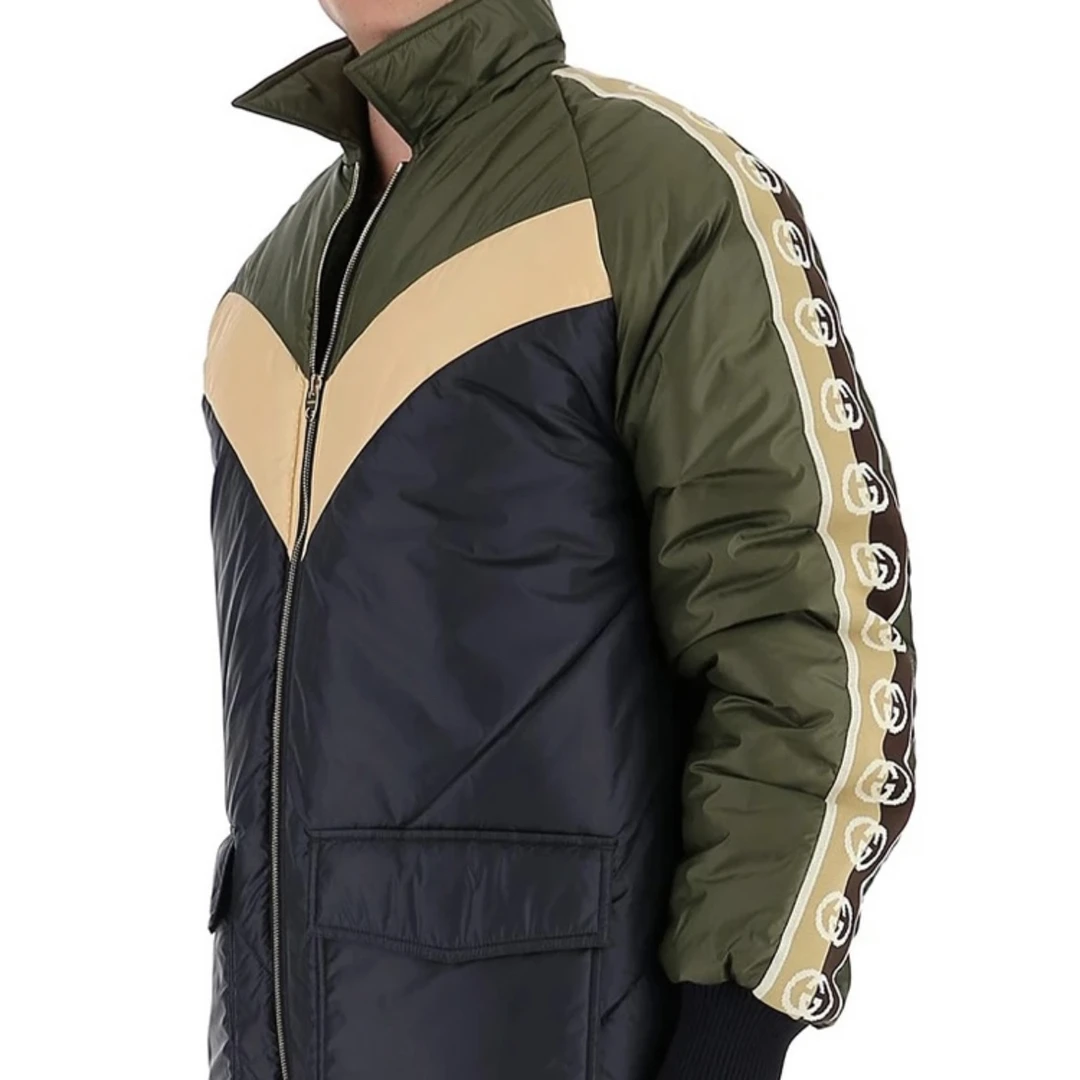 99新 GUCCI/古驰 CQ Gucci串标棉服外套/44码/99新/55574
