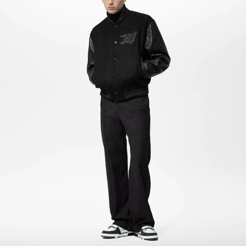 CQ Louis Vuitton SS22满印拼接夹克/54码/98新/公价4000054805
