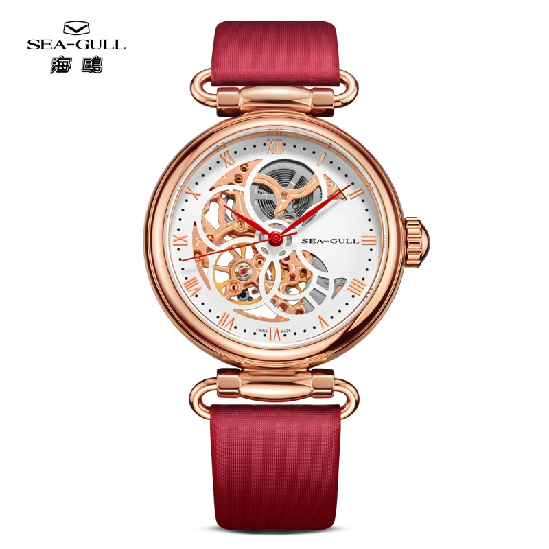 【官方自营】海鸥表 时光女神  镂空时尚气质女款自动机械腕表6002
