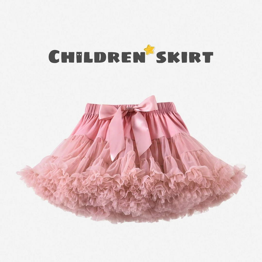 WWLL KIDS定制一代女宝宝TUTU裙 女童网纱裙公主裙演出服半身裙