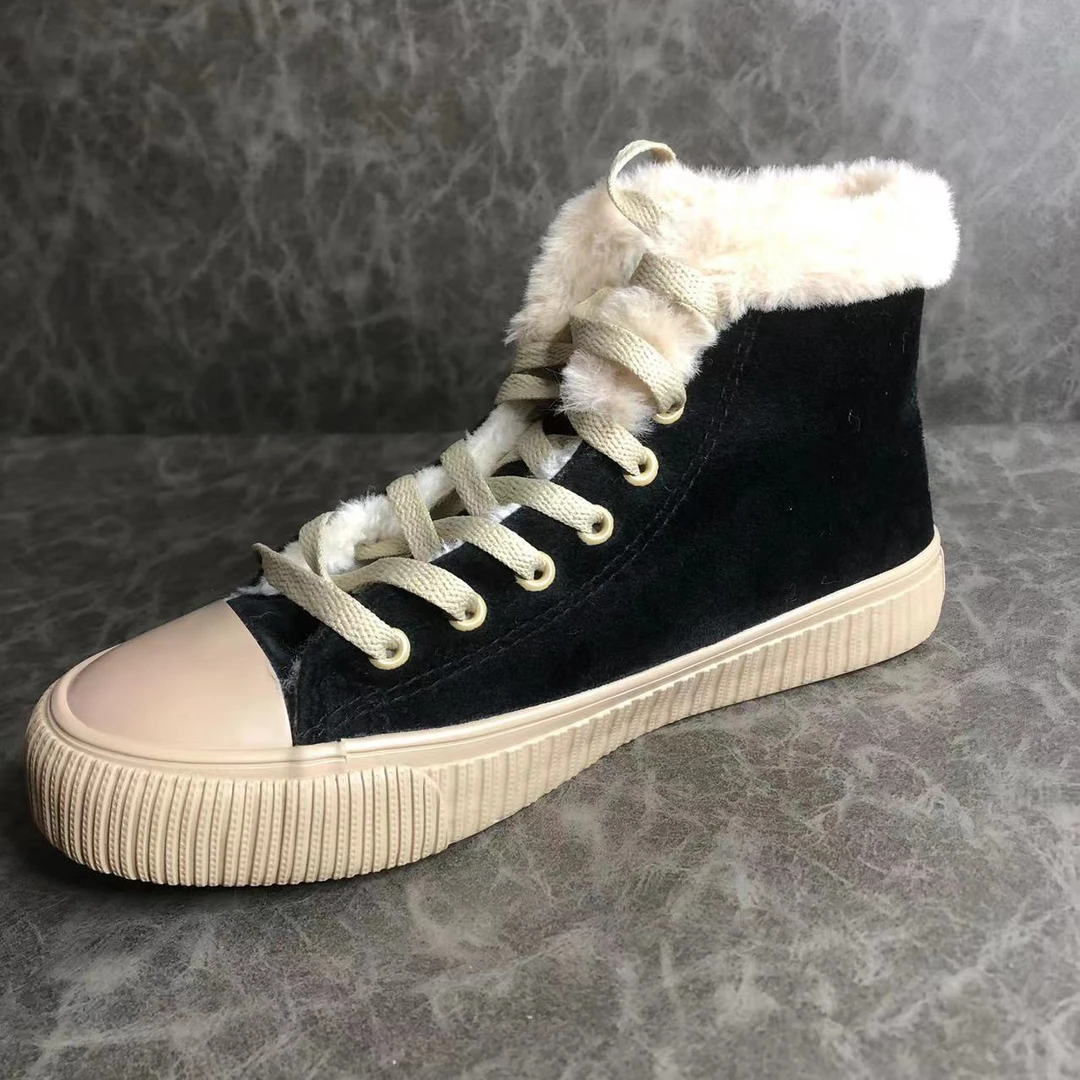 冬季加厚保暖高帮棉情侣鞋男鞋学生鞋户外