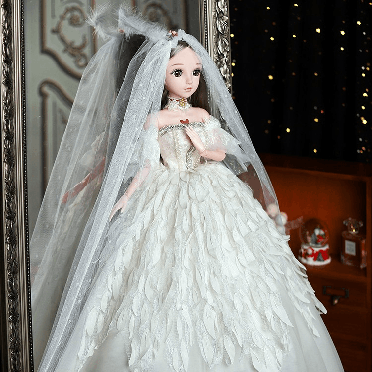 优起玩具80厘米黛芙妮公主洋娃娃珍藏版女孩套装玩具