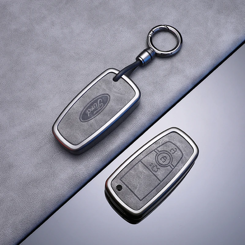 福特蒙迪欧钥匙套福克斯车锐界锐际探险者福睿斯金牛座EVOS扣壳男