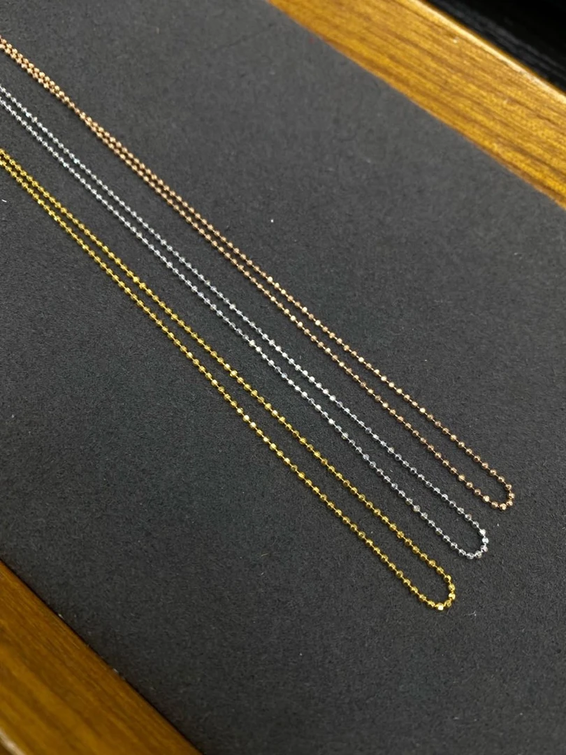 【紫霞】18k粗版豆豆链—多样性发货只发1件