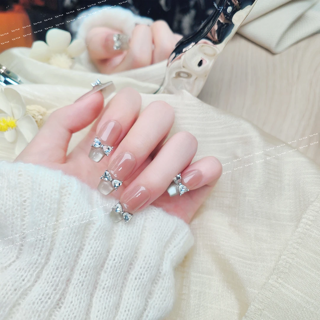 XIAHUA 【长相思】蝴蝶在指尖轻弹如梦如幻如相思可拆卸式穿戴甲