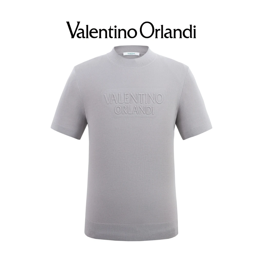 华伦天奴.奥兰迪新款秋冬休闲圆领针织羊毛衫时尚短袖1VM252542