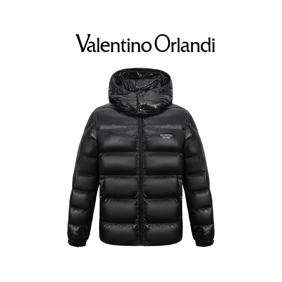 华伦天奴.奥兰迪男士董可拆卸连帽短款休闲鸭绒羽绒服1VR179089