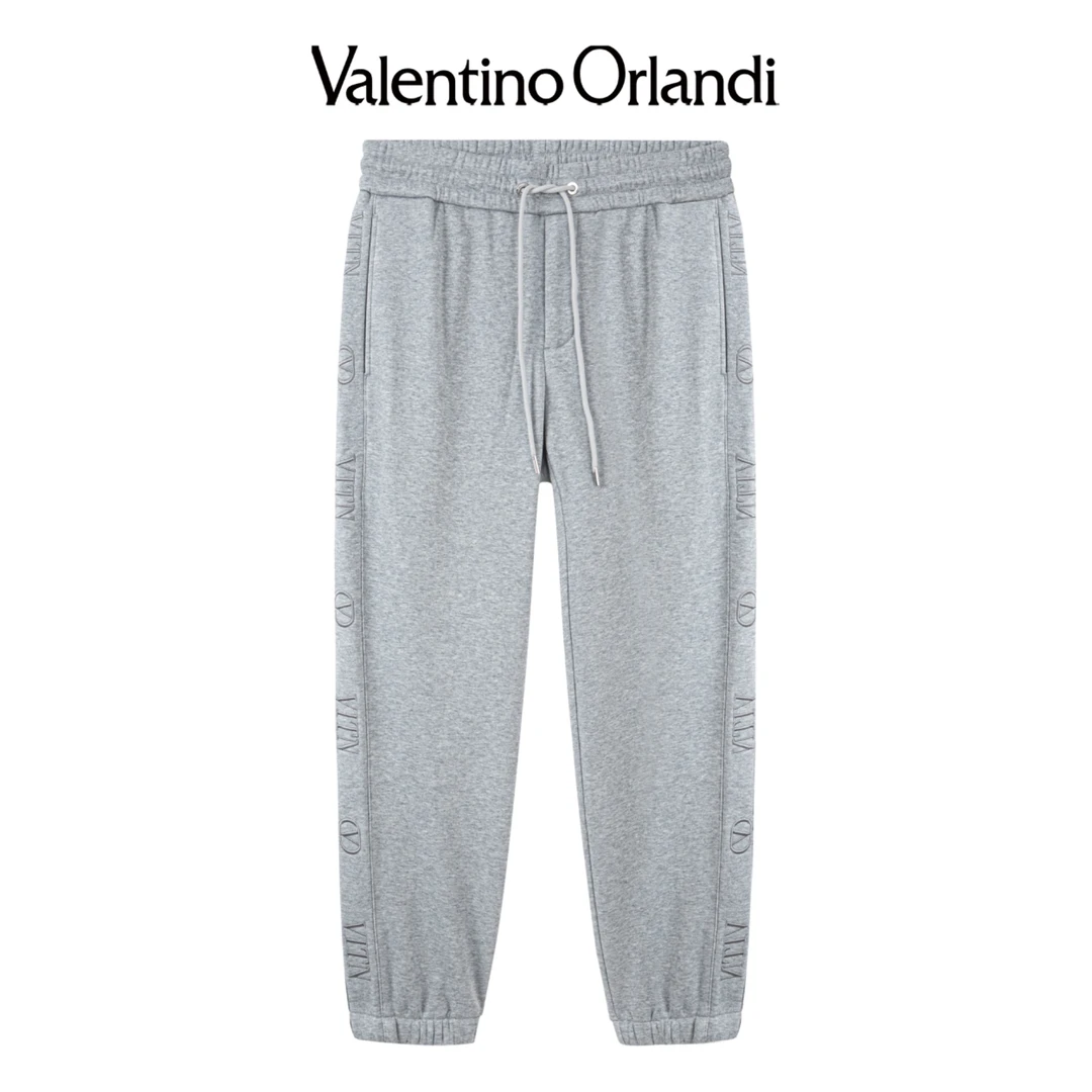 华伦天奴.奥兰迪男士秋冬时尚百搭休闲针织加绒束脚裤1VK356012