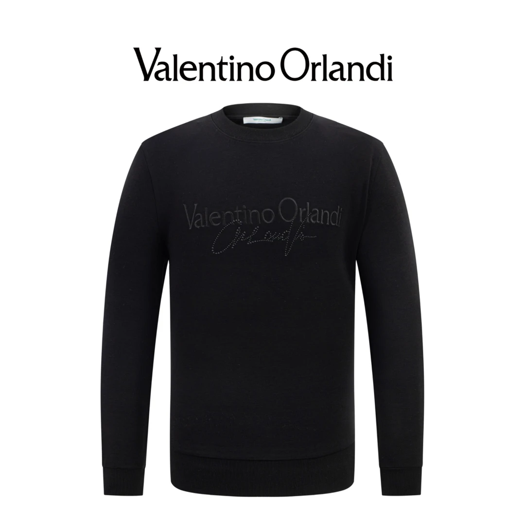 华伦天奴.奥兰迪男士时尚男款休闲圆领长袖T恤卫衣1VW152473保暖