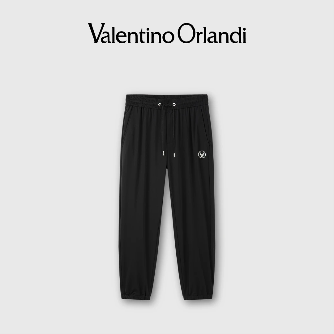 华伦天奴.奥兰迪春秋束脚运动时尚宽松裤弹力休闲裤1VK412529