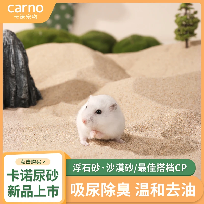 仓鼠浴沙清洁除臭沙漠浮石砂卡诺金丝熊温和尿砂浴沙二合一用品