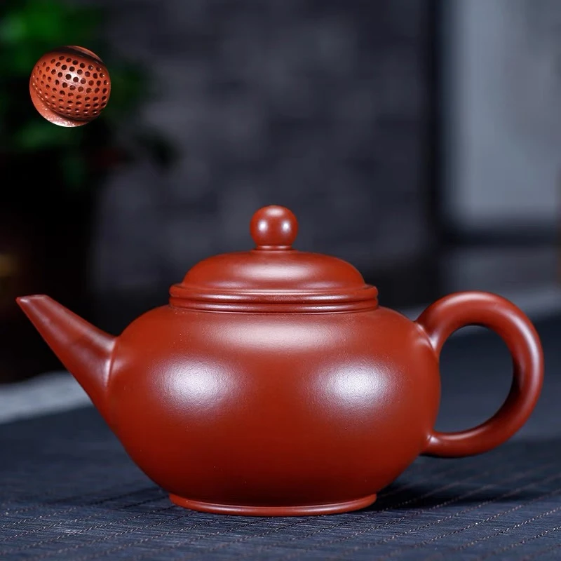 原矿紫砂球孔180毫升紫砂壶茶具家用  水平壶