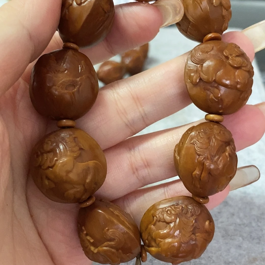 【闪购商品】橄榄核核雕喜**难橄榄核雕工艺