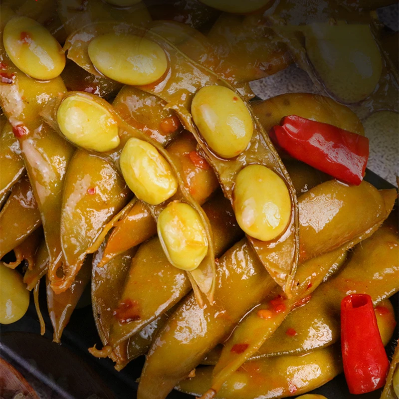 【燃鸭】酱汁毛豆 香辣卤毛豆零食下酒菜湖南小吃真空包装235克