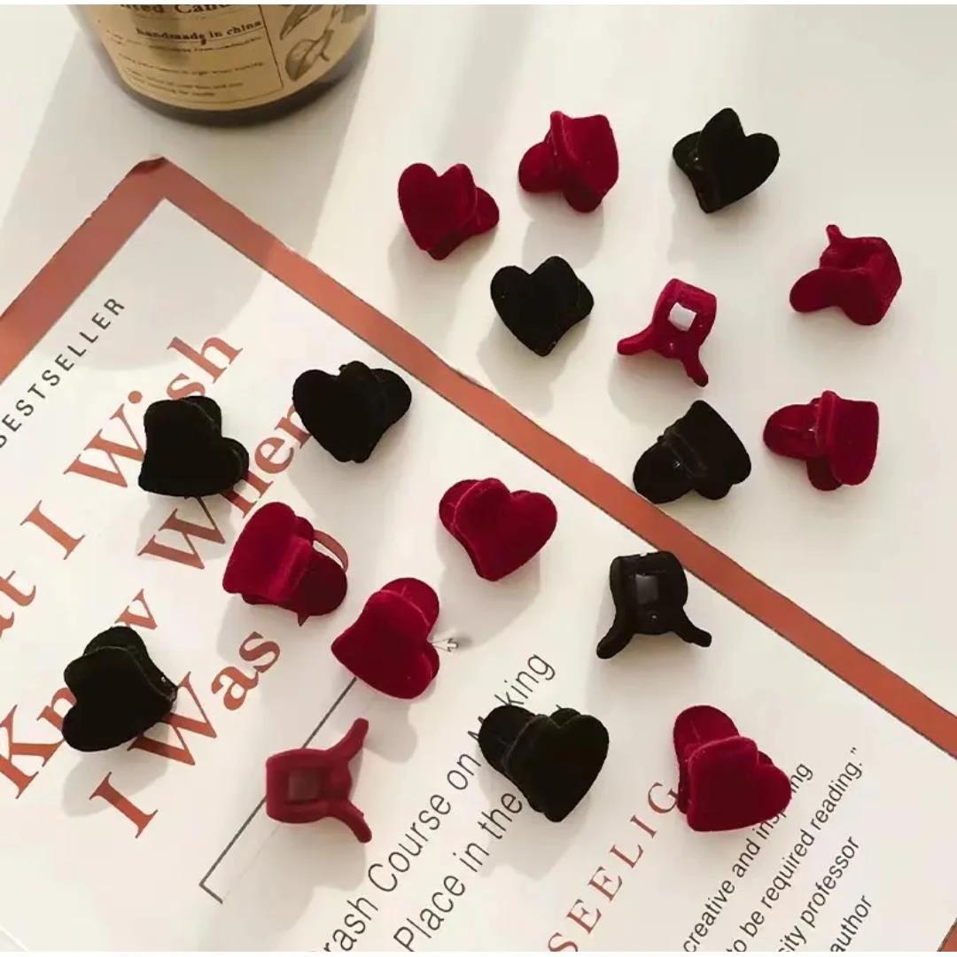 迷你黑色小抓夹小号发夹女前额刘海夹子头饰碎发卡子边夹可爱发卡