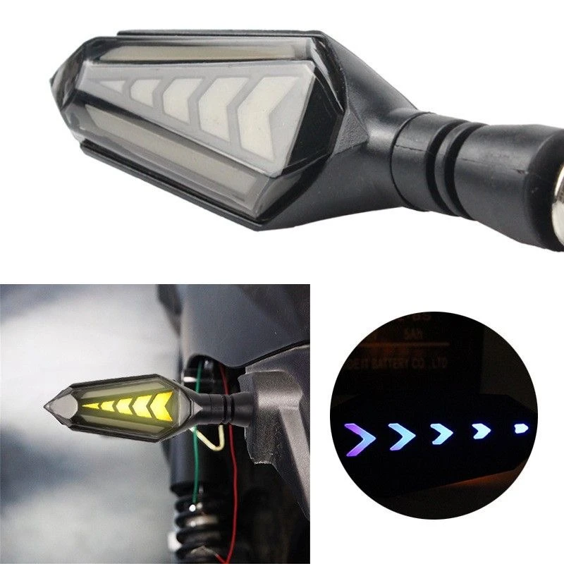 小猴子m5转向灯12伏led电摩通用改装小猴子双闪灯小忍者后转向灯