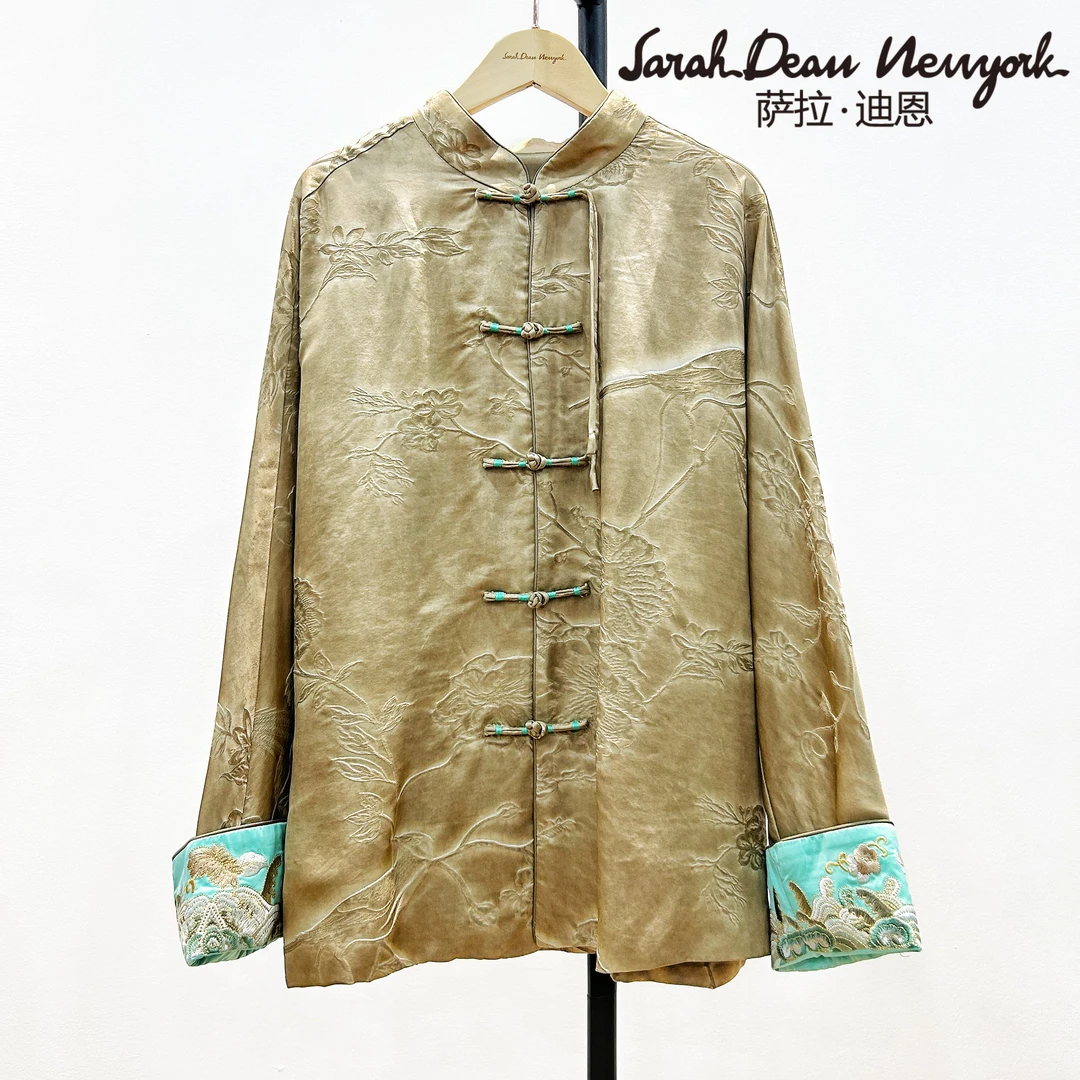 【萨拉迪恩】外套长袖新中式宽松重工时尚设计师秋冬