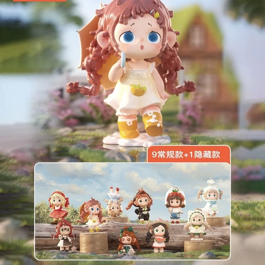 【拆盒】正版夏日小屋雨天晴系列潮玩手办盲盒装饰摆件挂饰