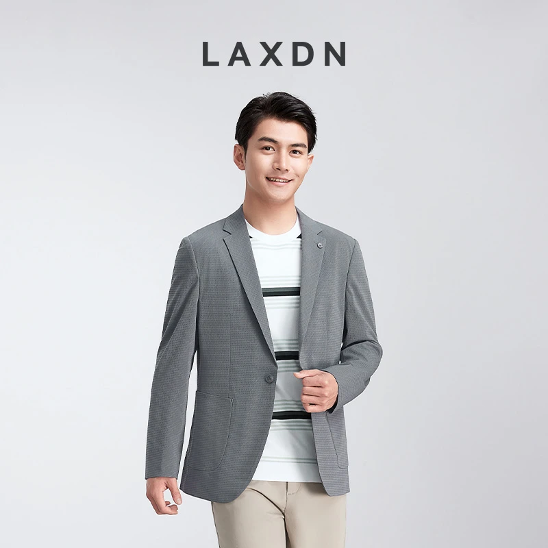 【单西】春款休闲单西时尚休闲商务西服上装莱克斯顿男装1010240122