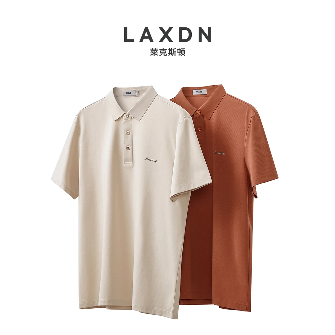 莱克斯顿2024男士运动舒适休闲夏季翻领短袖POLO衫4020640196