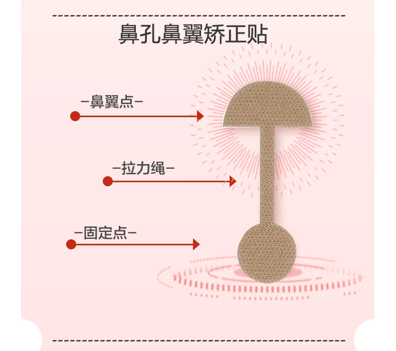 亦艾颜小哑铃鼻翼贴弹力鼻孔贴防止鼻翼挛缩矫正鼻宽鼻孔变大早晚