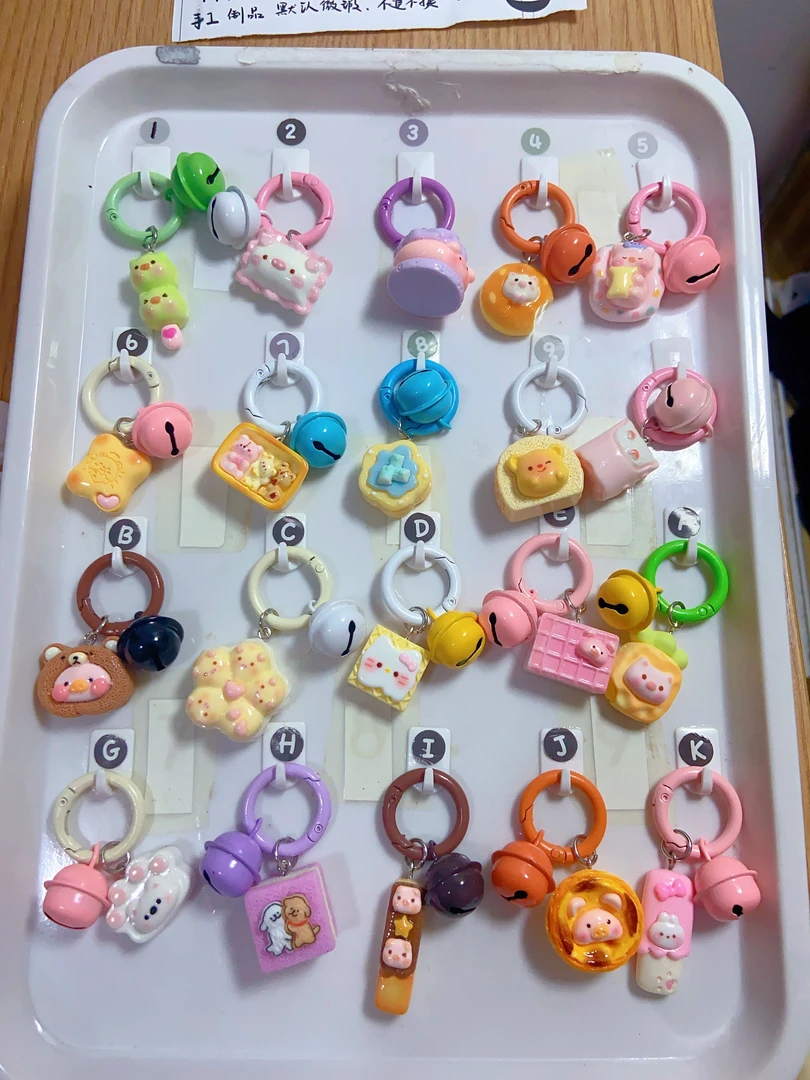 食玩树脂钥匙扣卡通挂件DIY手工制作可爱萌物