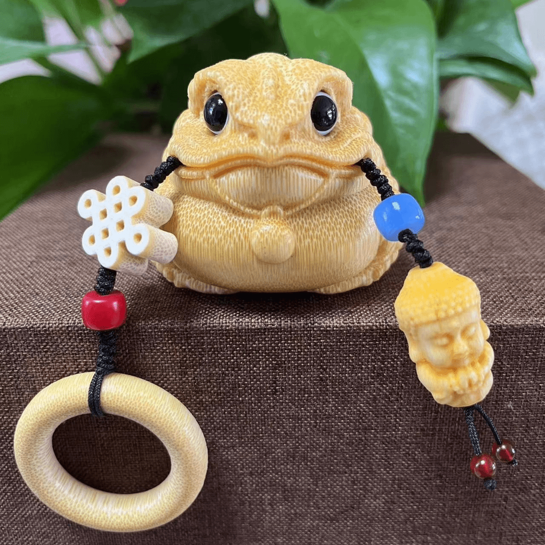品坊竹雕，鹰嘴金蟾项链加配饰款，尺寸5.0×4.5通用