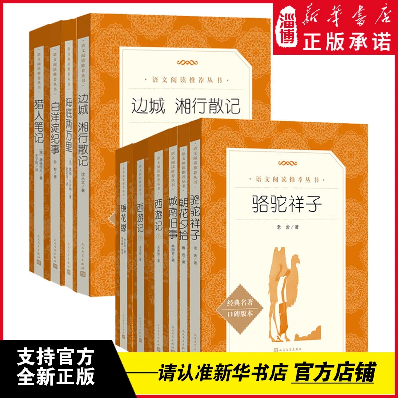 七年级阅读书目 骆驼祥子朝花夕城南旧事 海底两万里猎人笔记人文