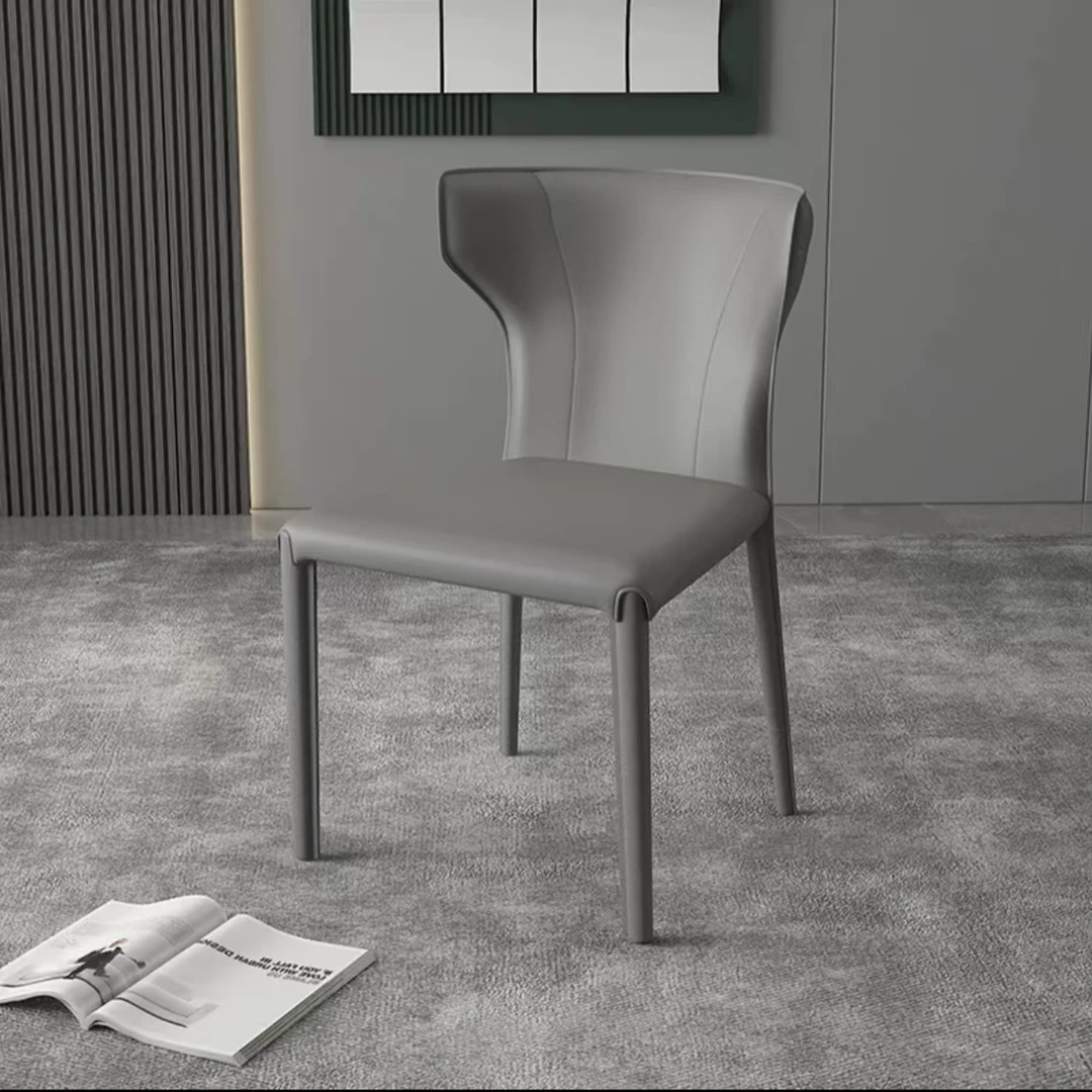 深灰色轻奢家用餐椅1个