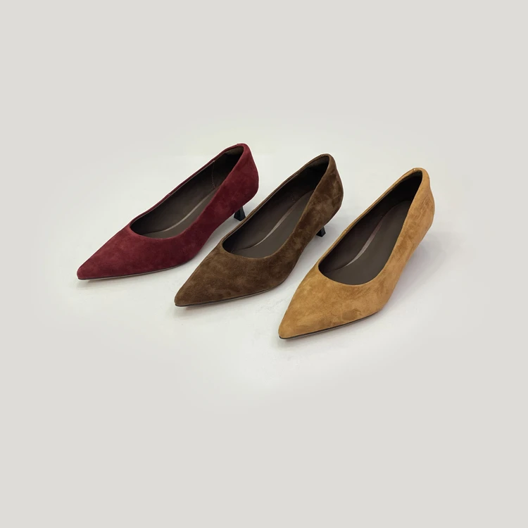 【断码福利】专柜品质秋冬羊皮高跟鞋尖头5CM晚宴商务