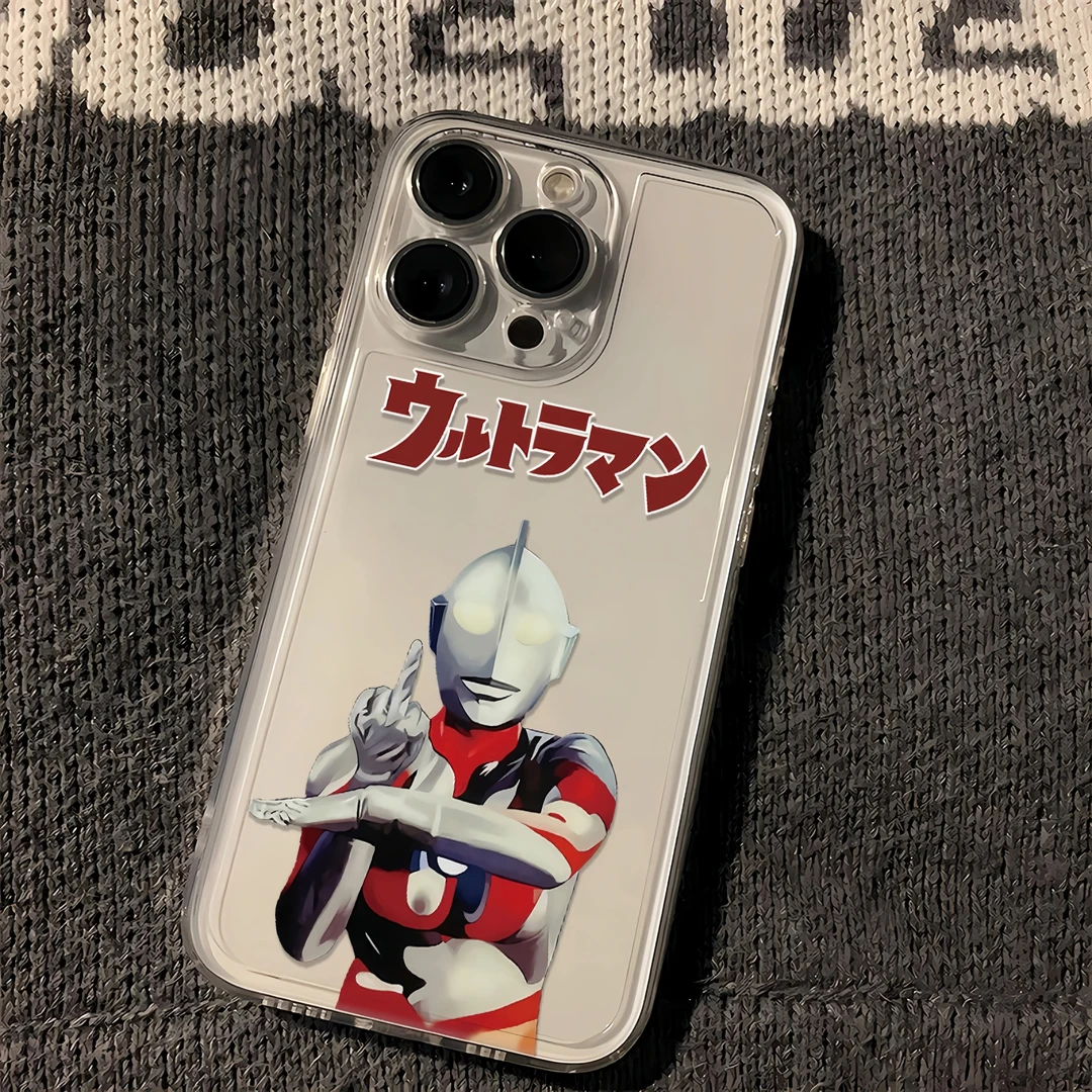 奥特曼同款iPhone14华为荣耀vivo小米oppo苹果15手机壳透明硅胶软