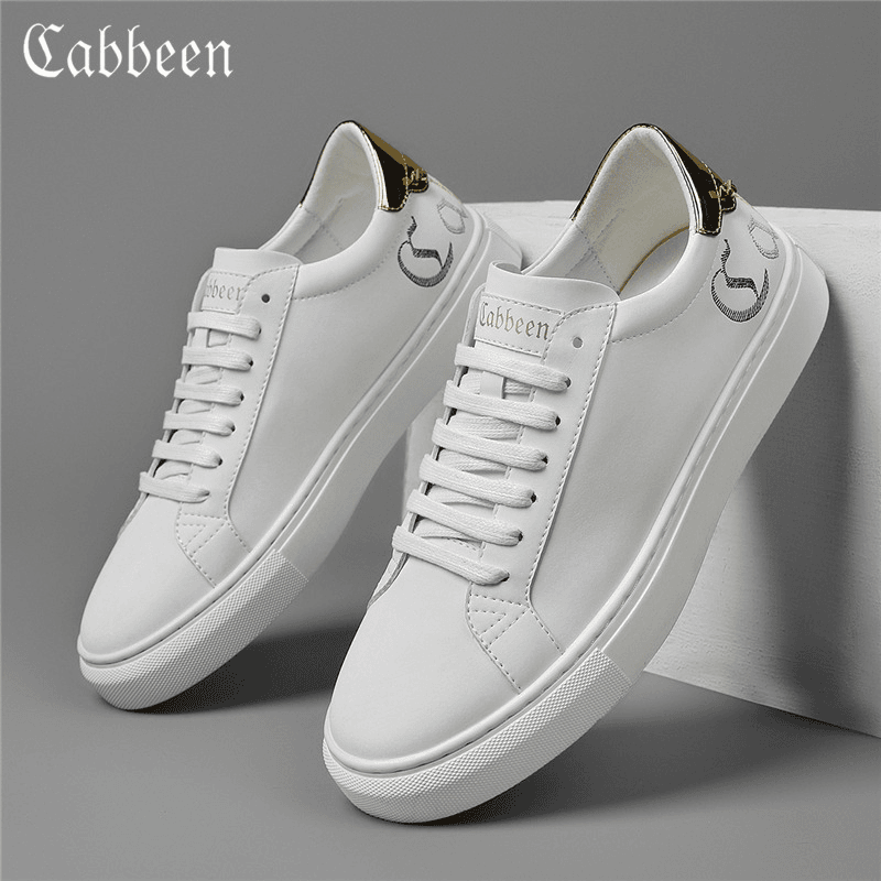 Cabbeen/卡宾爆款男鞋子小白鞋男潮鞋2023新款秋季潮男士休闲板鞋