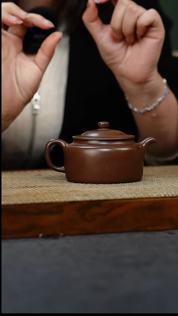 【闪购商品】紫砂茶壶扁玉 底槽清 180 华艺