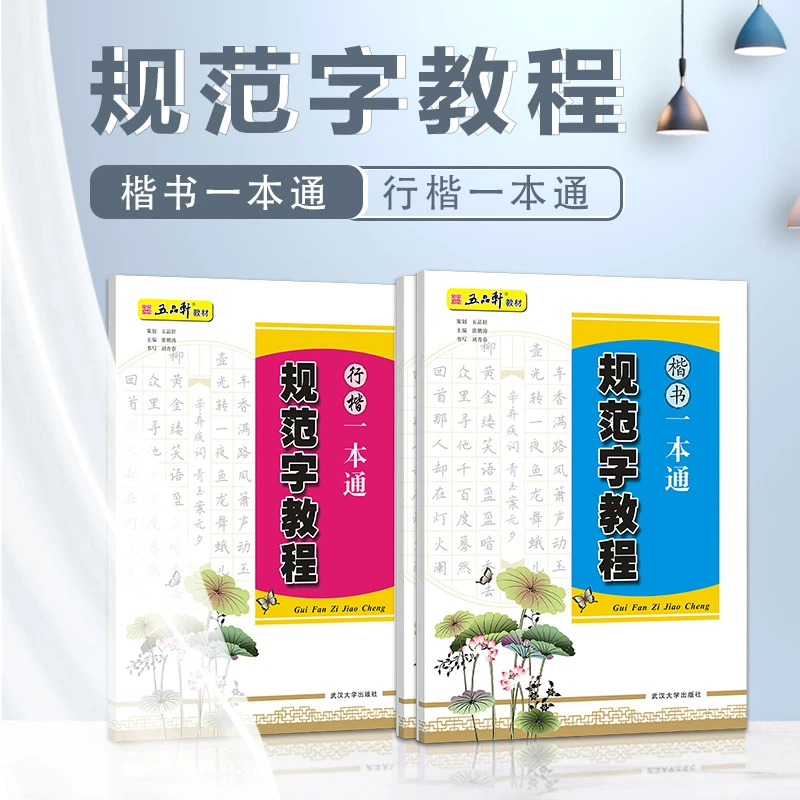 五品轩规范字教程楷书行楷一本通练字帖小学生手写体书法练字教材