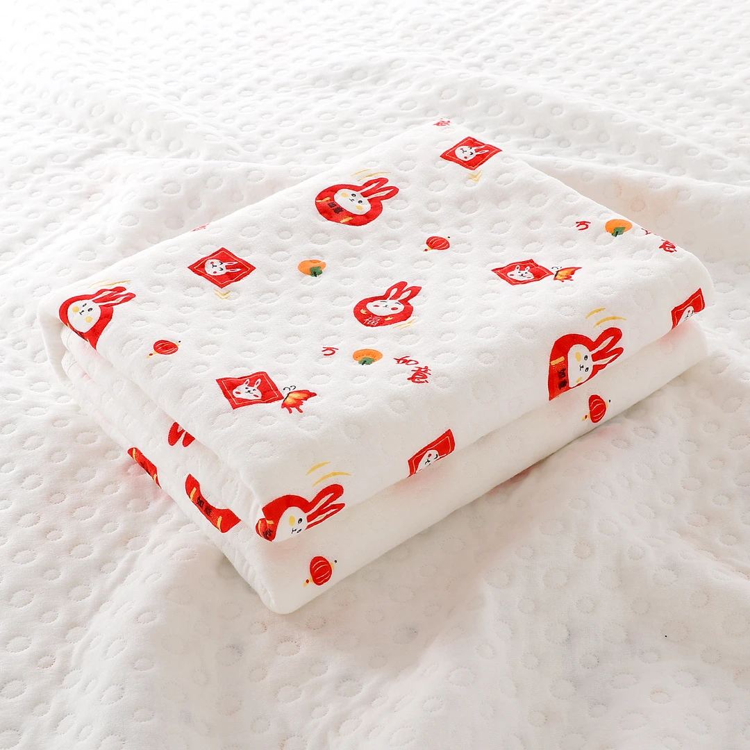 【保暖厚包单】加厚纯棉新生婴儿产房四季通用初生儿包巾90*90cm