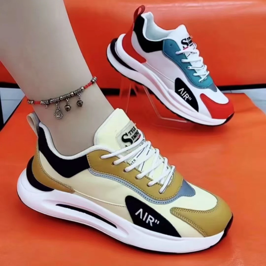 【皮面】宇航健步/秋季款男女百搭休闲鞋软底超轻时尚跑步运动鞋808