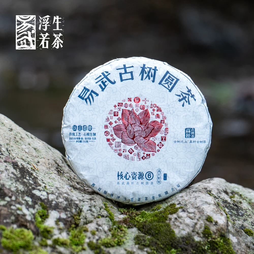 易武浮生若茶2023年核心六易武高杆古树纯料普洱茶生茶传统工艺