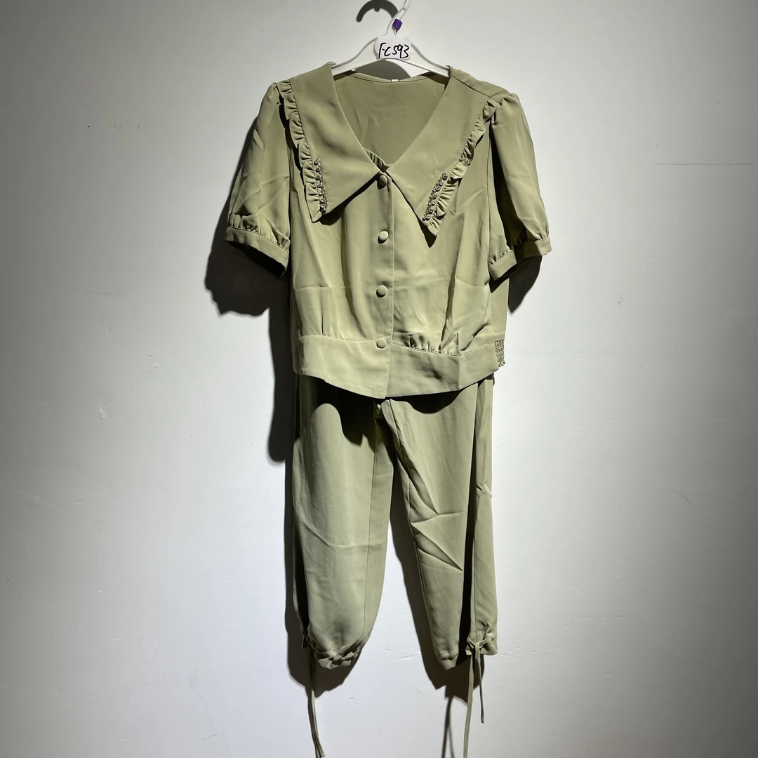 2025新款女装显瘦气质时尚休闲套装 FC593