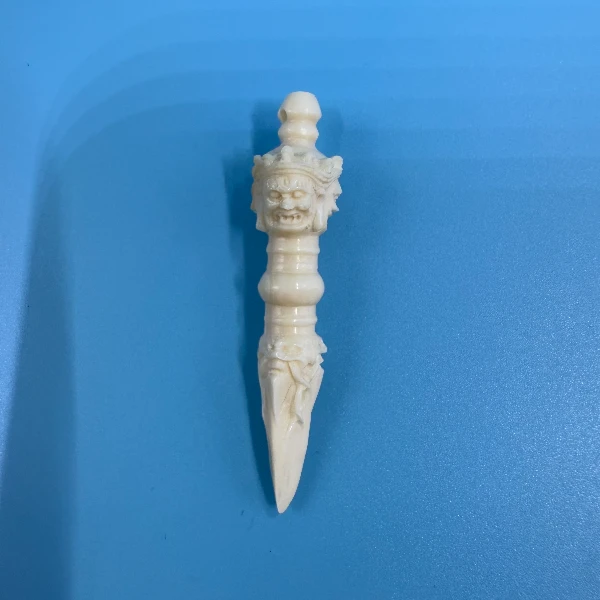 D1163天然猛犸牙金刚杵支持鉴定 假一罚四