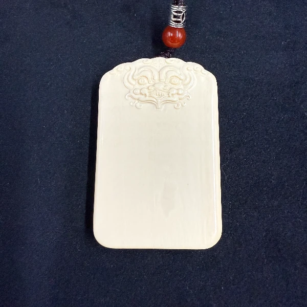 D1105天然猛犸牙无事牌 支持鉴定 假一罚四