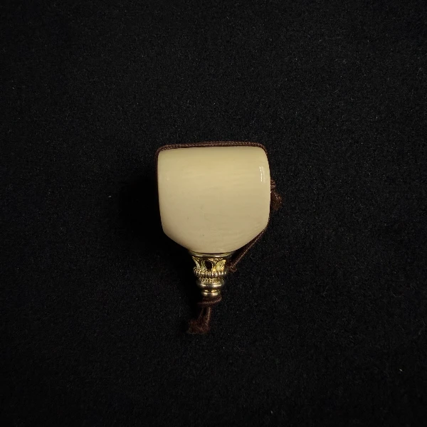 H5047天然猛犸牙精品三通 支持鉴定 假一罚四